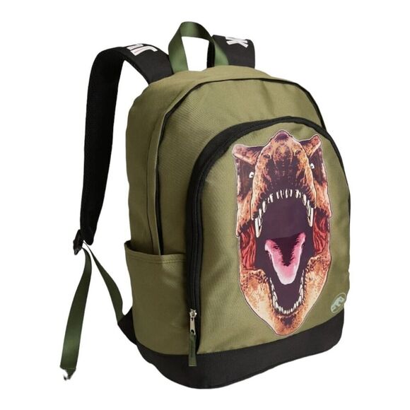 Jurassic Park Tyrannosaurus Rex Trex Dinosaur Dino Backpack Recycled Plastic Bag - Picture 1 of 2